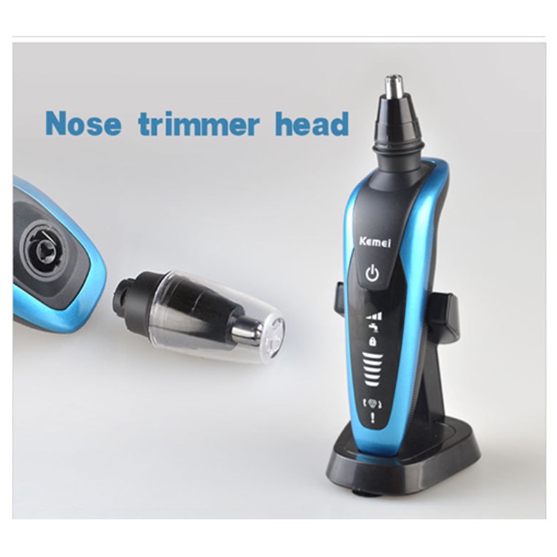Máy Cạo Râu 3 Trong 1 Kemei 3 Trong 1 Chăm Sóc Da Mặt Dành Cho Nam