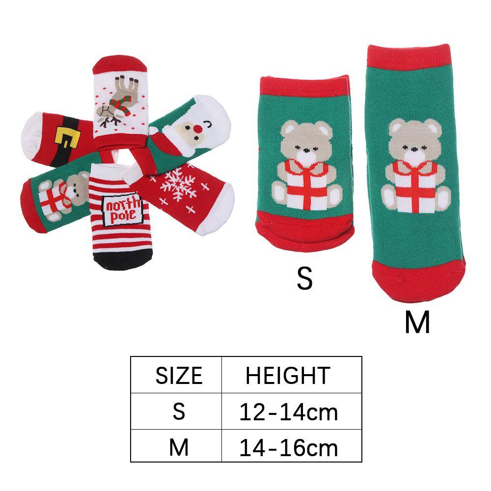 1 Đôi Tất Cotton Hoạ Tiết Giáng Sinh Ấm Áp MIHAN1