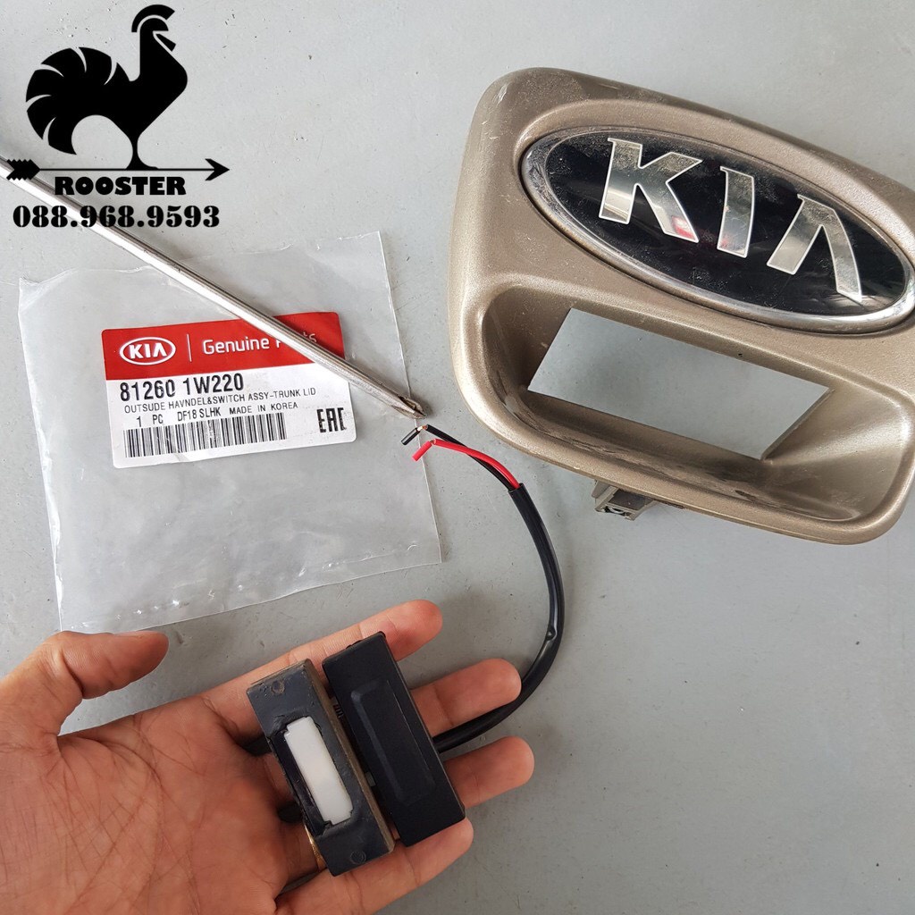 Công tắc mở cốp sau, cao su mở cốp sau xe Morning, I10, Picanto, Rio, Accent,