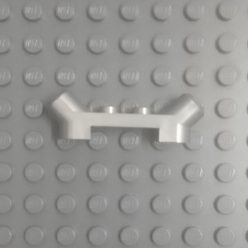[1 part] Đồ Chơi Lắp Ráp Plate, Modified 1 x 4 with Angled Tubes