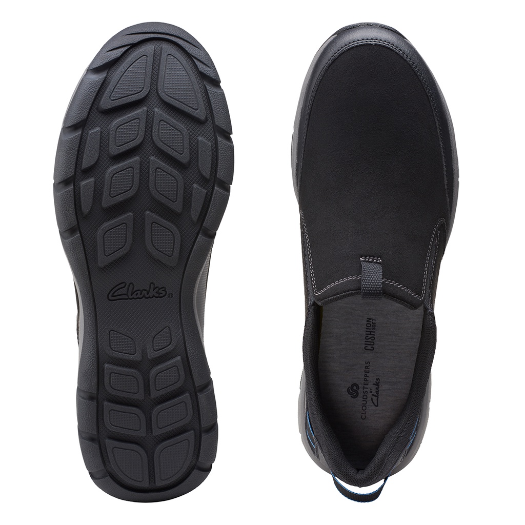 Giày Sục Nam CLARKS Ervin Low màu Đen