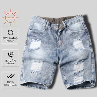 Quần short nam rách ⭐ FREESHIP ⭐ SS416 shop Sunsun chuyên quần sọt nam