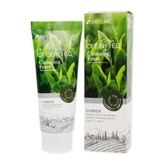 Sữa rửa mặt trà xanh 3w clinic green tea foam cleansing