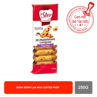 Bánh bông lan nho Lester pháp 250g