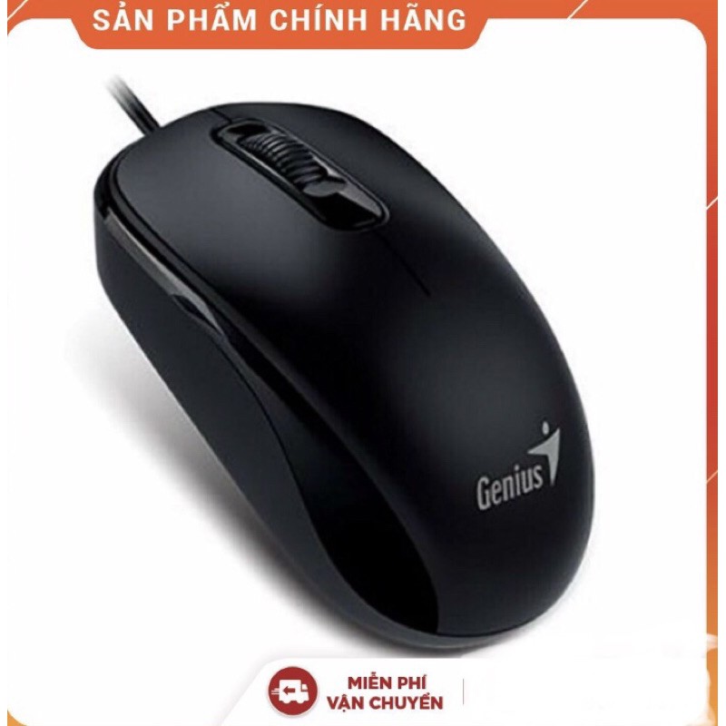 Bộ bàn phím Genius KB100 và Chuột DX110, DX120 có dây cổng USB - Hàng chính hãng