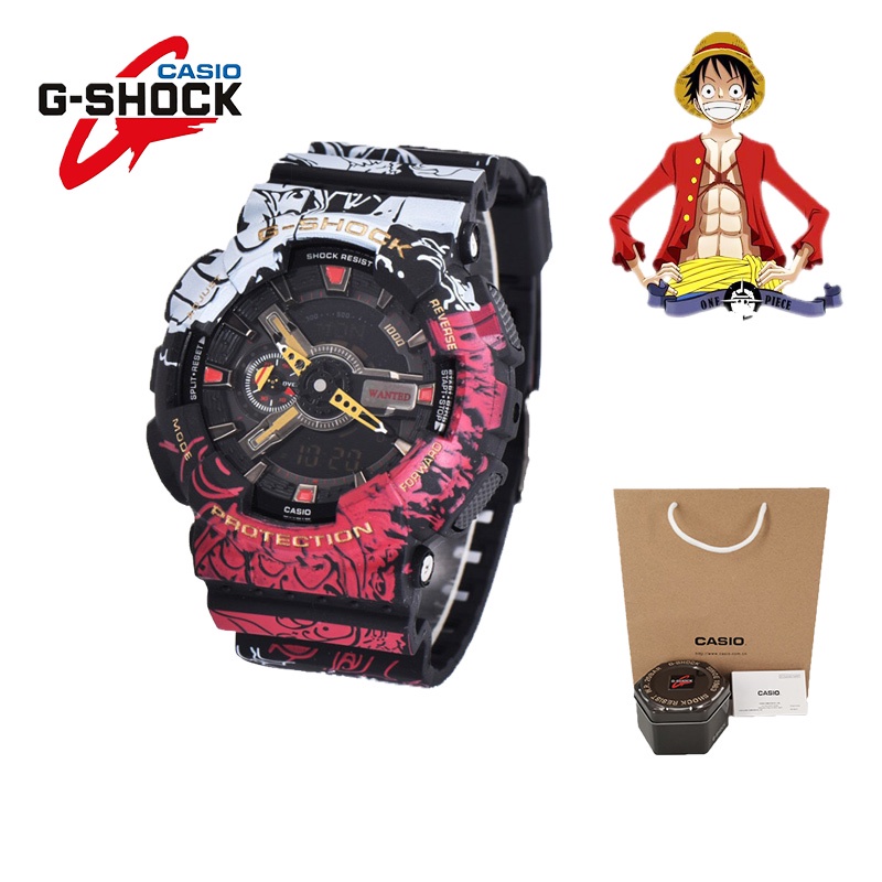 (Chính hãng 100%) Đồng hồ Casio dành cho nam Bán Đồng hồ Casio chính hãng dành cho nữ G Shock ONE PIECE GA110 Nam Sport