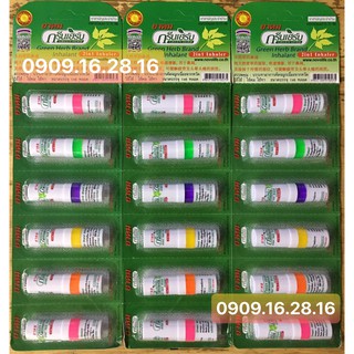 ỐNG HÍT THÔNG MŨI GREEN HERB THÁI LAN 1 ỐNG