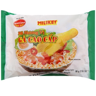 Thùng 30 gói Mì Miliket gà gói 80g