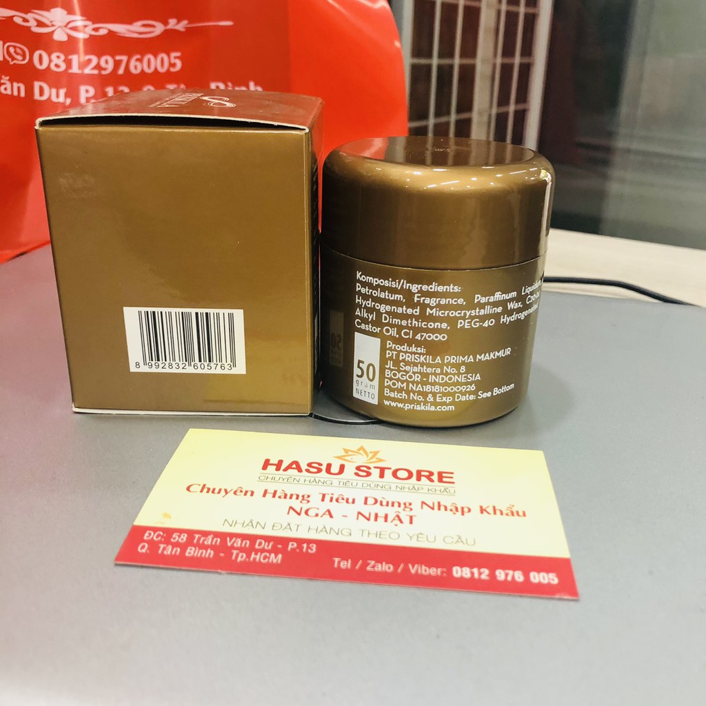 Gel vuốt tóc Casablanca Pomade Indonesia 50g