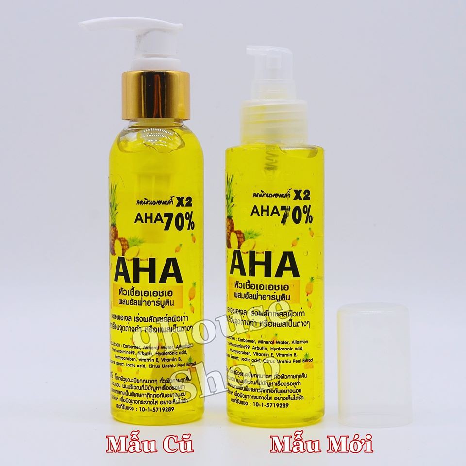 01 Chai Serum AHA Trắng Da dành cho Body Thái Lan 120ml