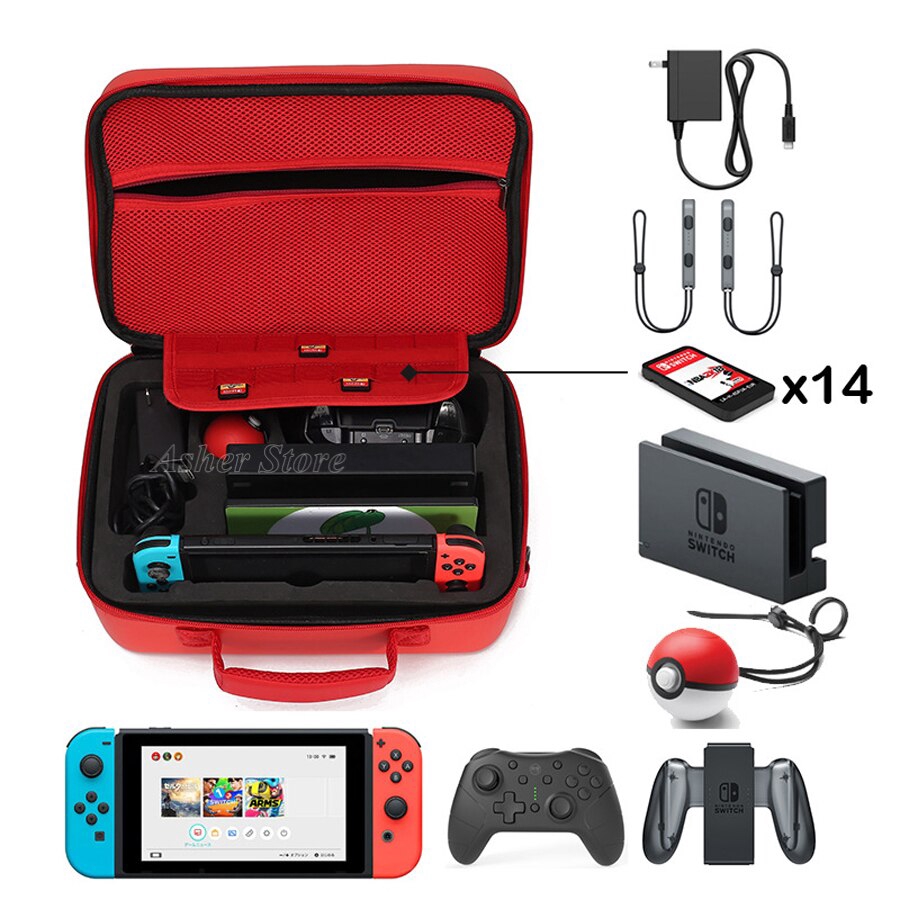 Túi Đựng Máy Chơi Game Nintendo Switch Bằng Chất Liệu Cứng Cáp