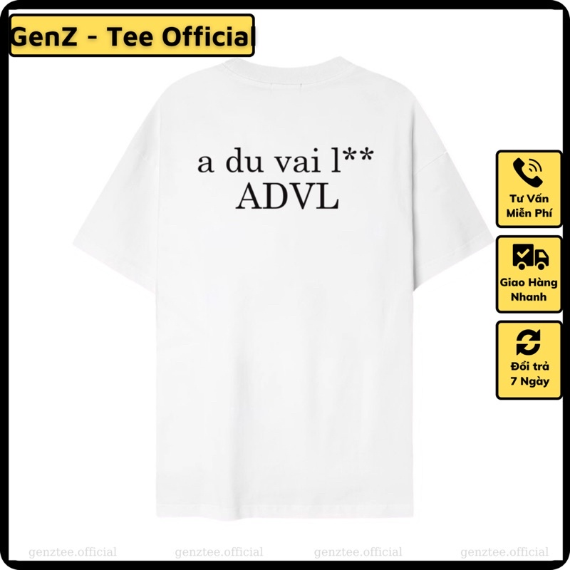 Áo ADLV Á Đù Vãi Lon tấu hài thương hiệu mặc phong cách trẻ trung, nam nữ mặc form cực đẹp