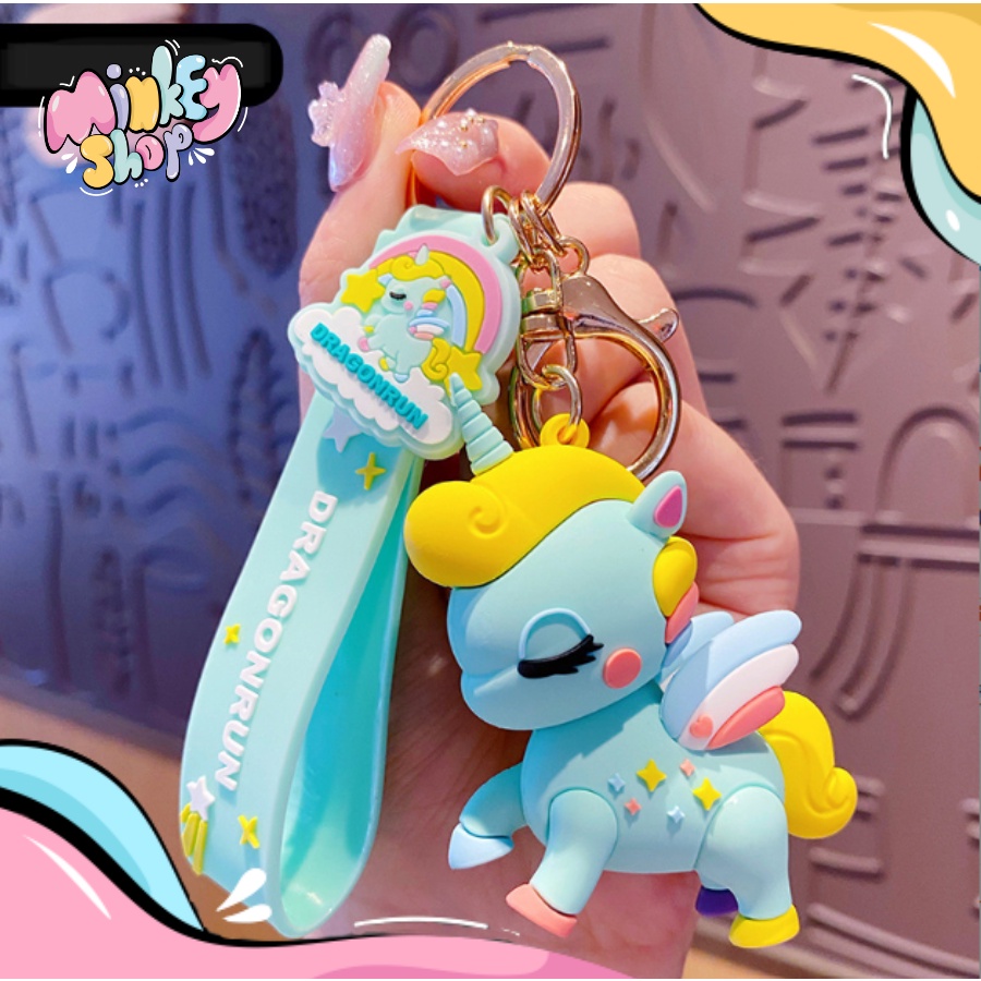 Móc Khóa Đẹp Hình Kì Lân DRAGONRUN Cute ,phụ kiện Túi Xách dễ thương -Minkey