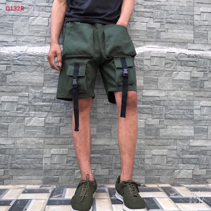 Quần short kaki 2 TÚI co giãn 4 chiều nam nữ đều mặc đẹp HÌNH THẬT