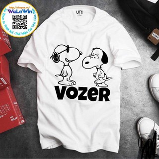 Áo thun tay ngắn đủ size mẫu snoopy voz