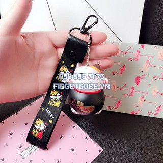 Móc Khóa Mèo Chiêu Tài May Mắn
