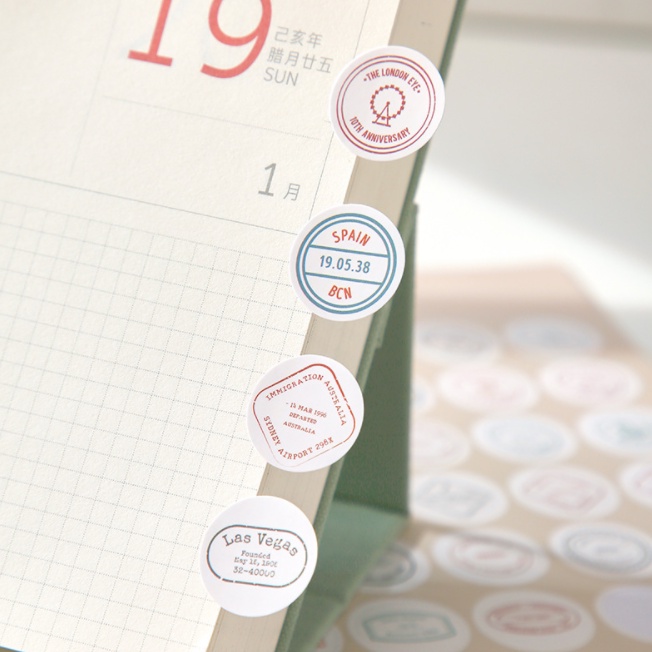 Sticker DOT Infeel.me trang trí sổ tay, planner, scrapbook, ...