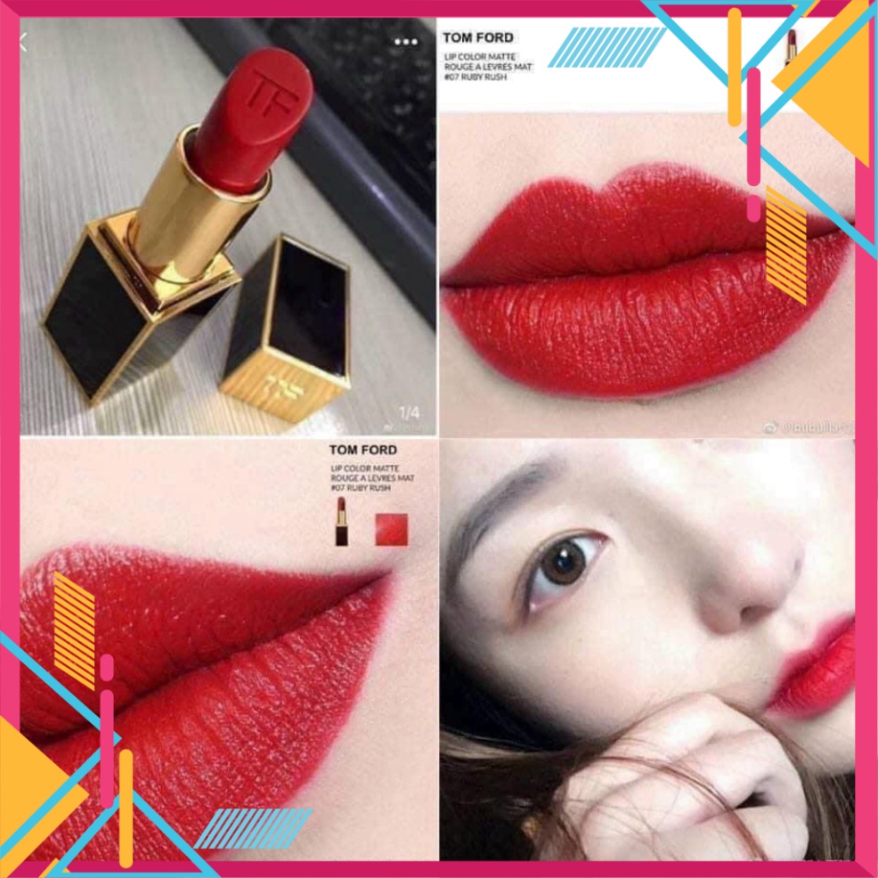 Son Tom Ford màu 07 ruby rush 3g