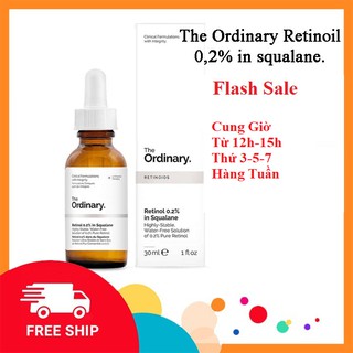 Serum The Ordinary Retinol 0.2% in Squalane Cải Thiện Mụn,Lão Hóa