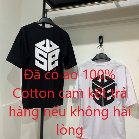Áo thun S.WE tay lỡ nam nữ- áo phông form rộng chất cotton mềm mịn thấm hút hồ hôi 2 màu