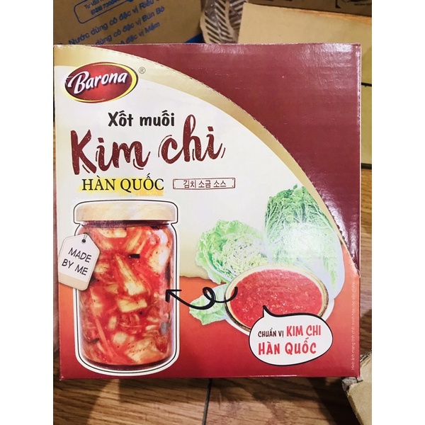 Combo 10 gói xốt muối kim chi Barona 180g siêu tiết kiệm