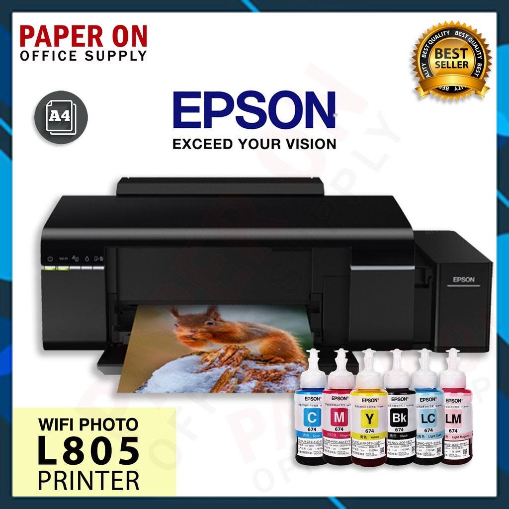 MỰC ZIN THEO MÁY EPSON L SERIES 805 - 1800- HÀNG BÁN NGUYÊN BỘ MÃ 673-674