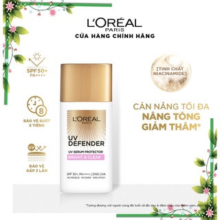 Kem chống nắng sáng hồng da bảo vệ 12h loreal spf50/pa+++ uvp 50ml