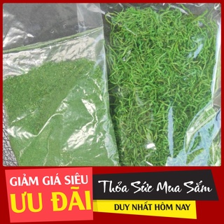 Rêu trang trí gốc cây, cỏ sợi trang trí bonsai, cỏ giả