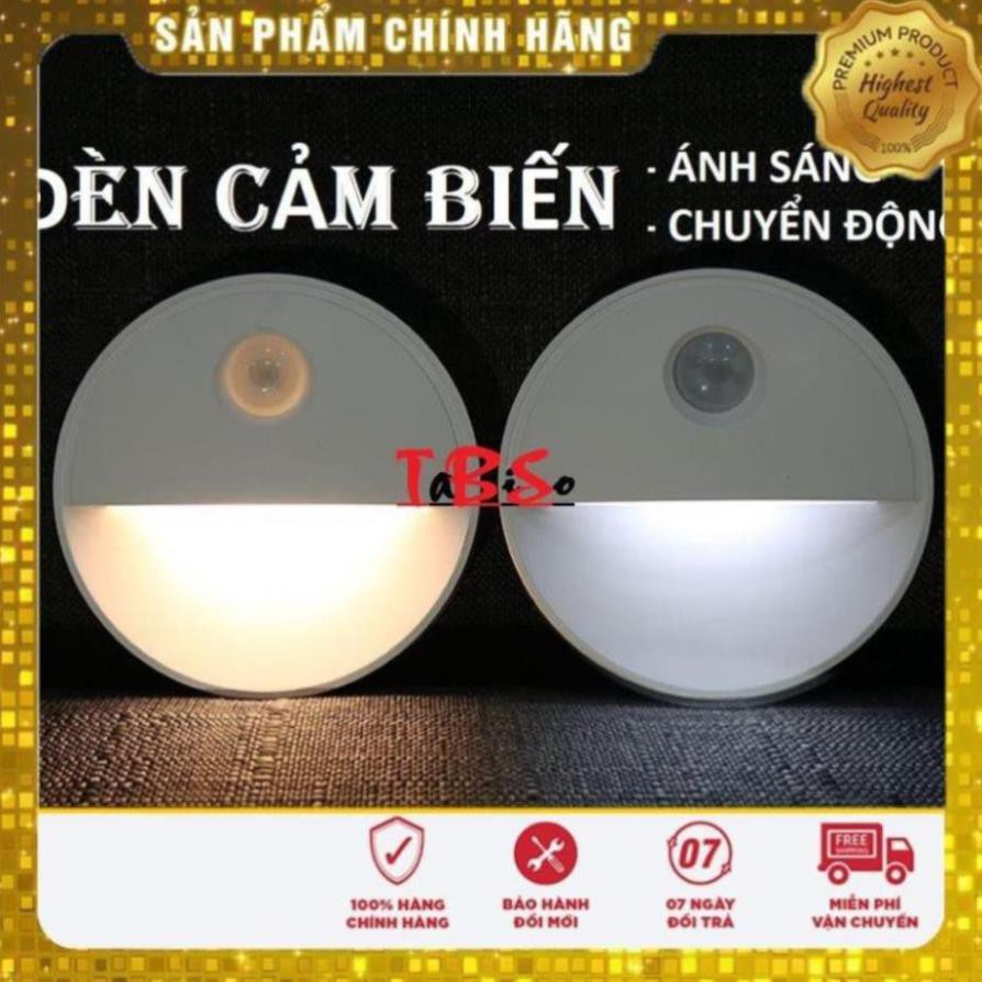 Đèn LED Cảm Biến Chuyển Động Thông Minh, đèn cảm ứng hồng ngoại chạy bằng pin. Tự động sáng khi có chuyển động - TABISO