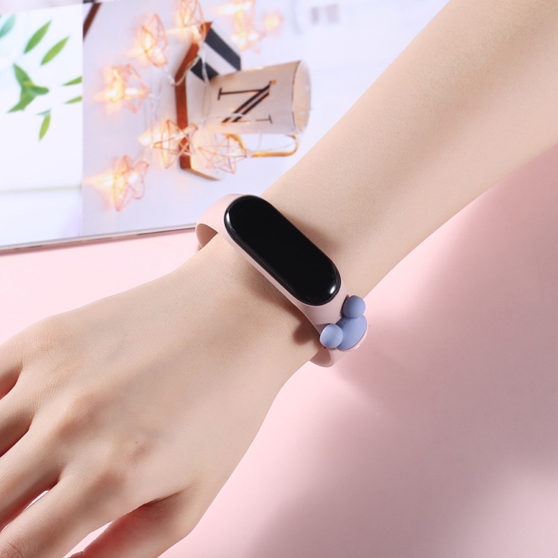 Đồng Hồ Led Cảm Ứng Thông Minh Nam Nữ Hình Thú Rus Disney Dễ Thương, Thể Thao Chống Nước