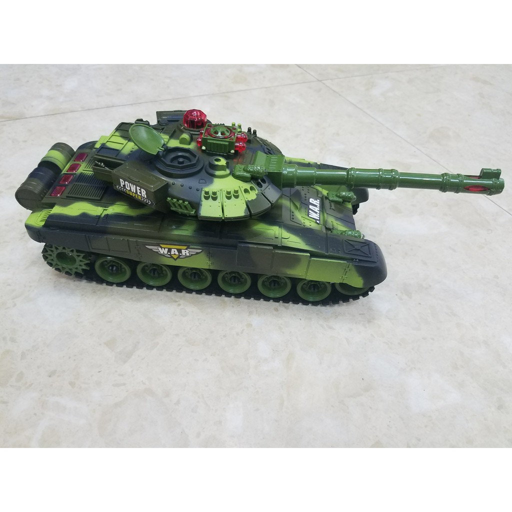 Xe tăng điều khiển từ xa chạy bánh xích pin sạc giá rẻ