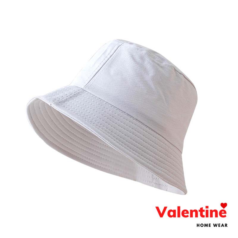 Mũ nữ vành tròn, nón nữ vải cotton thân thiện phong cách Hàn Quốc mã VAM0061