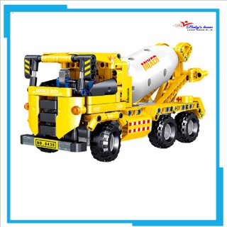 Bộ lắp ráp kiểu Technic xe trộn bê tông 0439 - Thương hiệu Zhe Gao