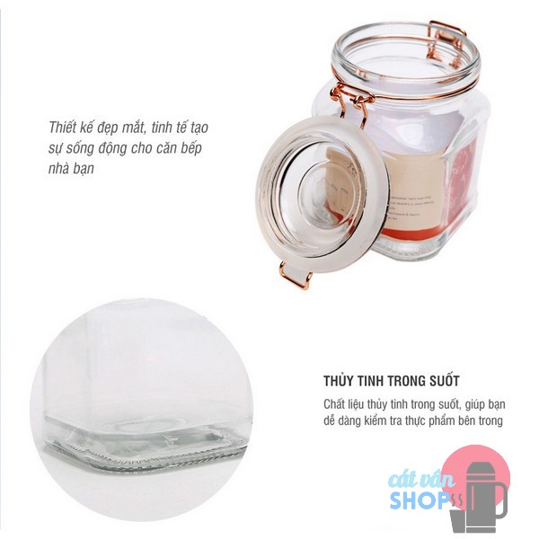 Hũ thủy tinh Sodalime Lock&Lock dung tích 700ml - 2L LLG515 LLG516 LLG517 LLG518