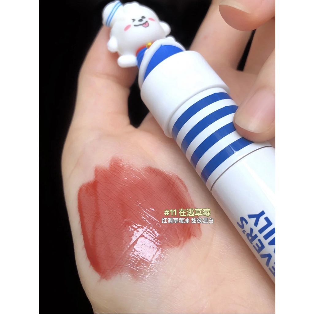 Son Bóng Judydoll x Nerfver Judydoll Chiếu Gương Hình Trà Băng Dưỡng Ẩm Dễ Phối Đồ