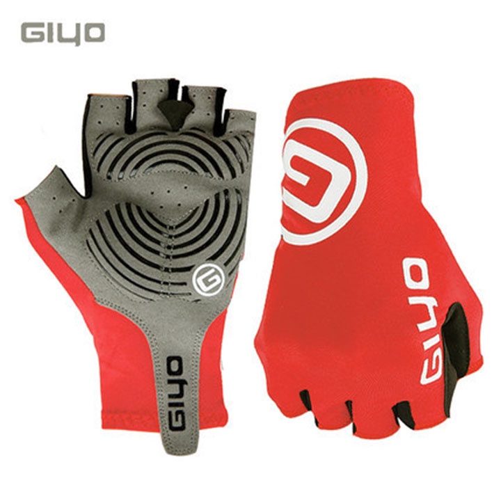 Găng tay lái xe GIYO kiểu hở ngón chống sốc cao cấp - Găng tay xe đạp