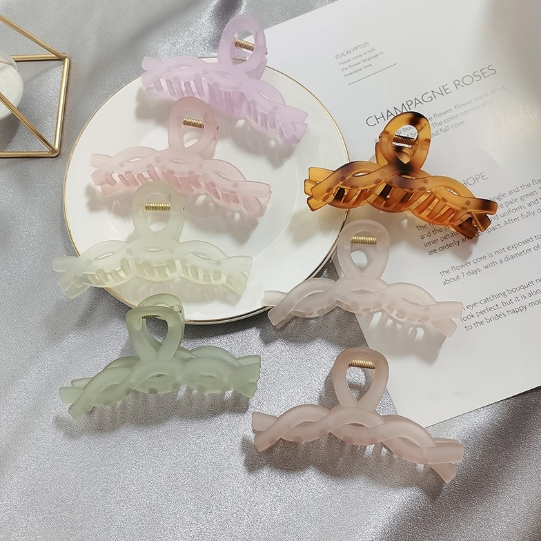 Kẹp tóc càng cua cỡ lớn phong cách Hàn Quốc xinh xắn dành cho nữ