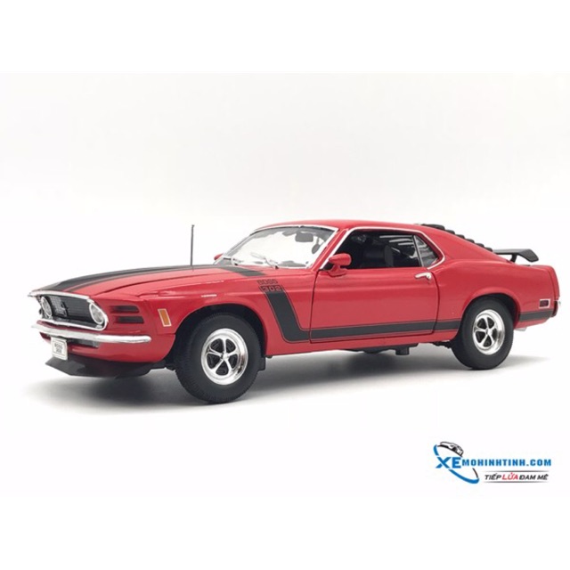 Xe Mô Hình Ford Mustang 1970 1:18 Welly (Đỏ)