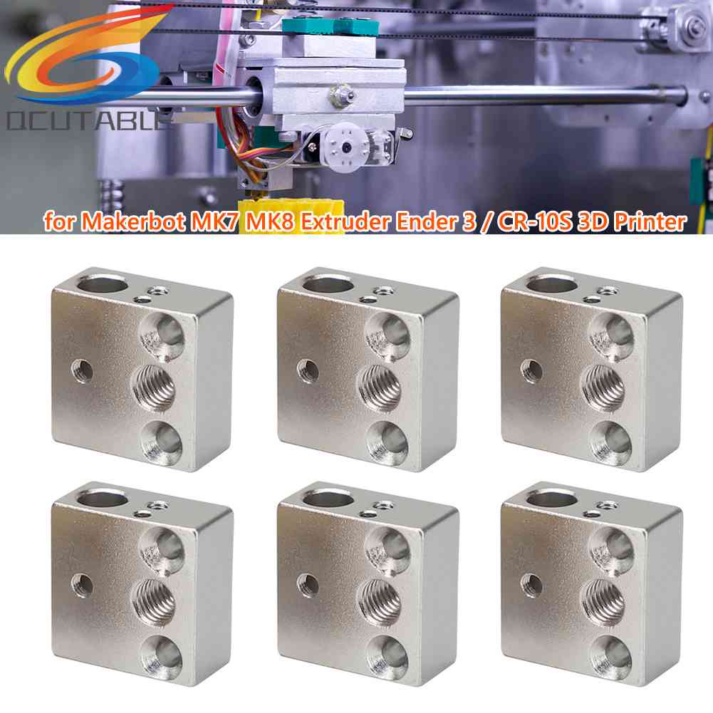Set 6 Khối Nhiệt Cho Máy In 3D Makerbot MK7 MK8 Ender 3 / CR-10S