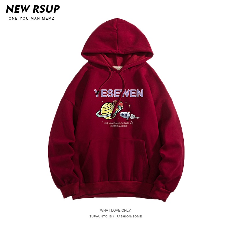 Áo hoodie nam nữ in hình sao thổ phong cách hàn quốc oder 10-15 ngày