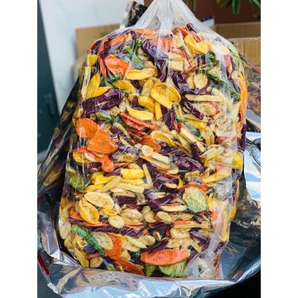 Thập cẩm sấy loại 1 ,rau củ đà lạt sấy nguyên chất ,tongkhominhnguyen