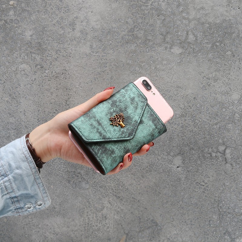 Ví nữ bỏ túi nhỏ ngắn cute dễ thương nhiều ngăn cao cấp đựng tiền V07 | BigBuy360 - bigbuy360.vn