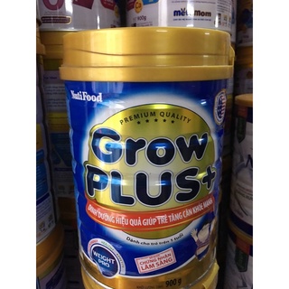 Sữa bột NutiFood Grow Plus+ tăng cân khoẻ mạnh lon 900g