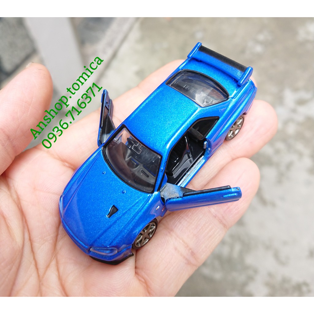 [Mã TOYDEC hoàn 20K xu đơn 50K] Mô hình xe (No11) Nisan màu xanh mở được cửa Premium tomica Nhật Bản (Có Hộp)