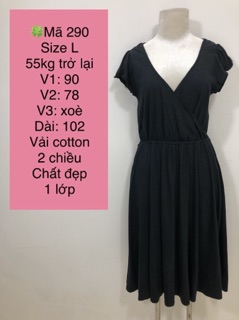 [DSN289292] Đầm suông big size 2hand Nhật