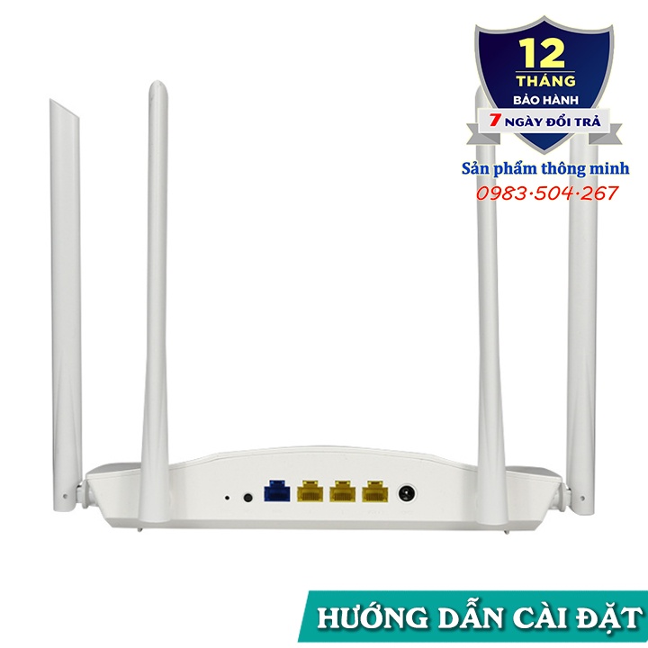 Bộ phát Wifi Router Tenda TX3 AX1800 hỗ trợ - Wifi 6 - Băng tần kép tốc độ 1800Mbps - Giao diện Tiếng Anh | BigBuy360 - bigbuy360.vn