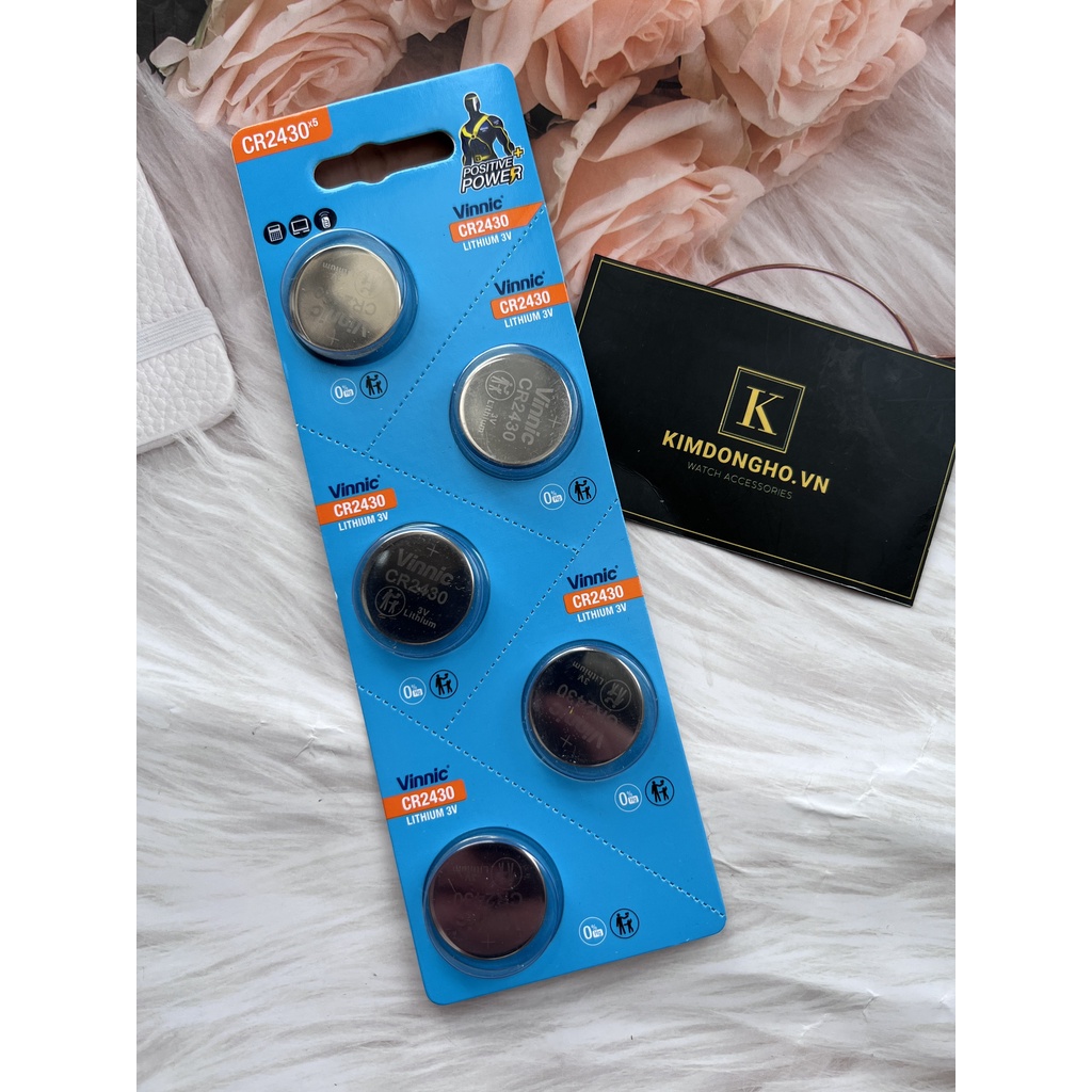 Viên Pin 2430 CR2430 Lithium 3v Hiệu Vinnic GIÁ CỰC RẺ