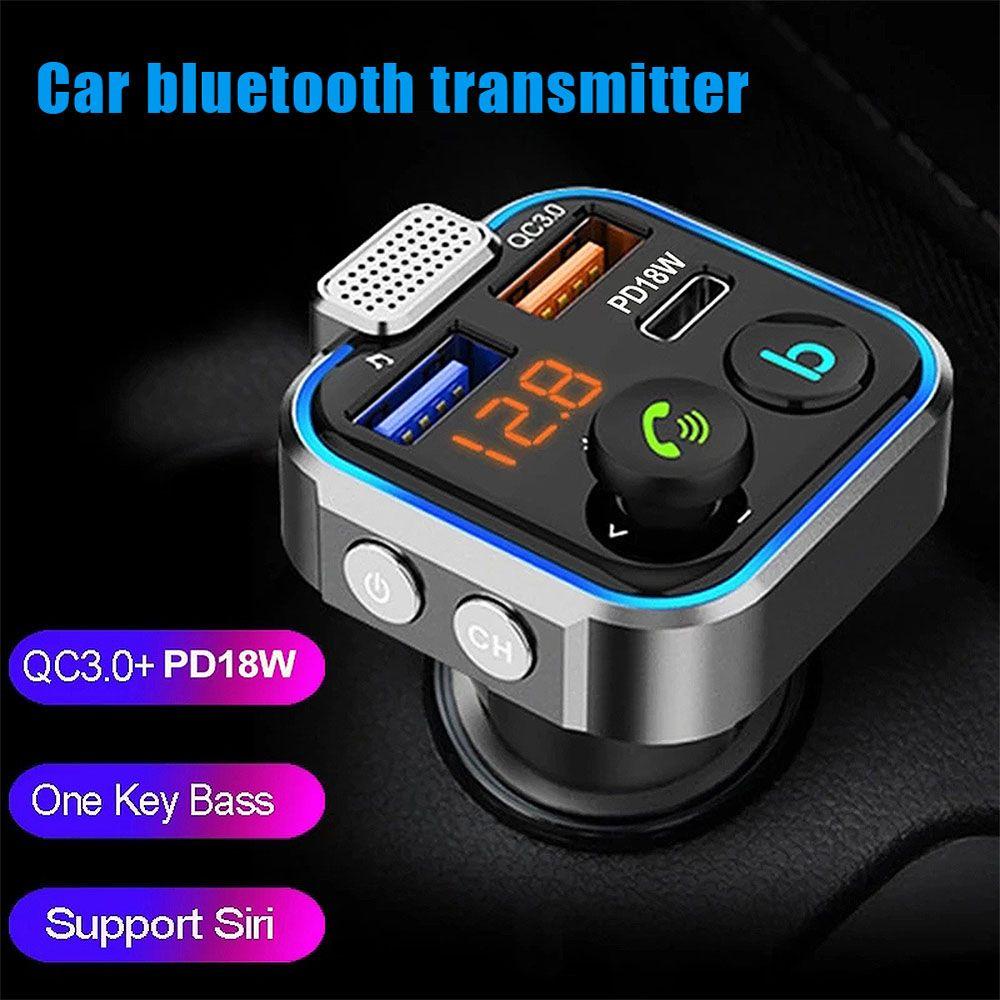 Glenes Tẩu Sạc Xe Ô Tô Kiêm Máy Nghe Nhạc MP3 FM Sạc Nhanh Cổng USB Chất Lượng Cao
