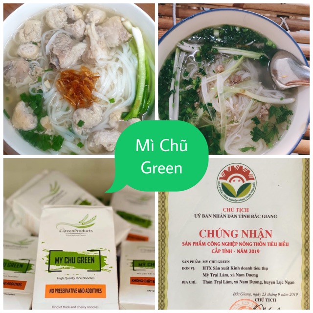 Mì gạo Chũ Green