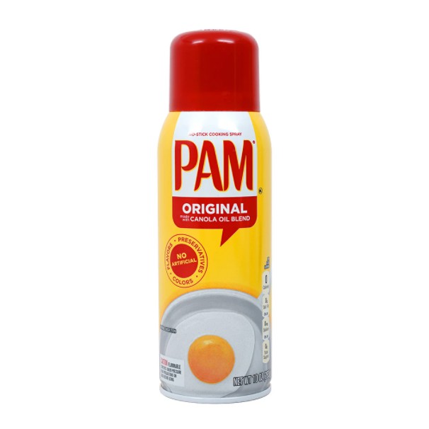 [Mã 77FMCGSALE1 giảm 10% đơn 250K] DẦU ĂN KIÊNG DẠNG XỊT Pam Original Cooking Spray 10oz KHÔNG DÍNH CHẢO